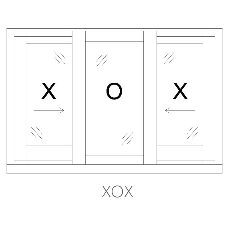 Ventana Corrediza Serie 33 - Configuracion